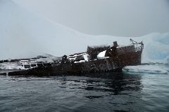 02B The Whaling Ship Gouvernoren Caught Fire In Early 1915 And Was Abandoned In Foyn Harbour On Quark Expeditions Antarctica Cruise